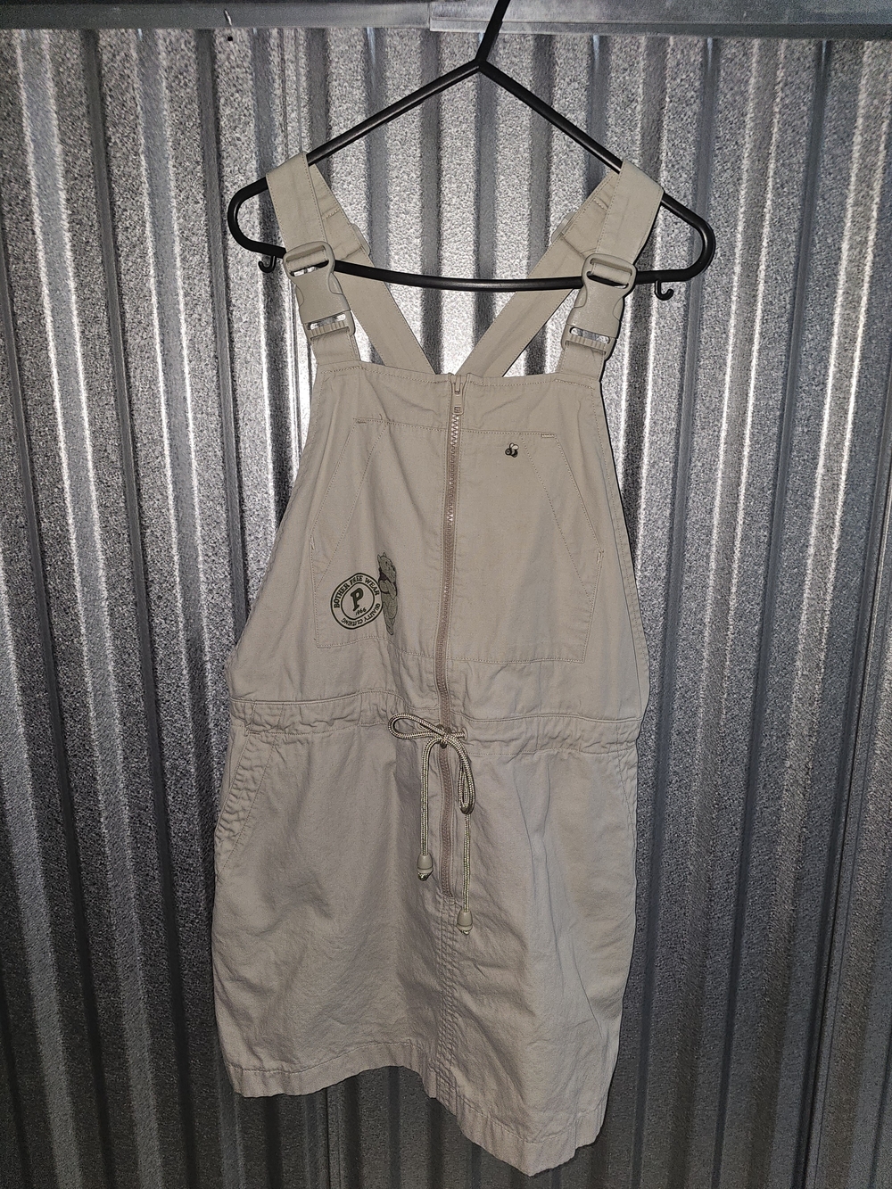 Disney Women's Tan and Khaki Dungarees-overalls